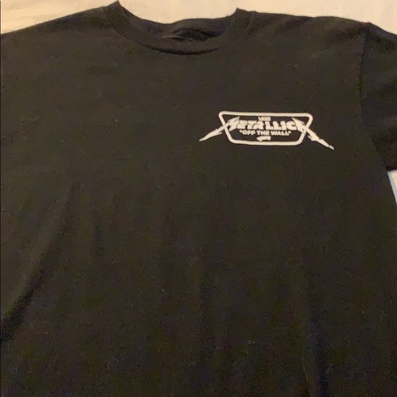 metallica vans t shirt